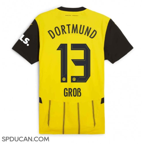 Muški Nogometni Dres Borussia Dortmund Pascal Gross #13 Domaci 2024-25 Kratak Rukav